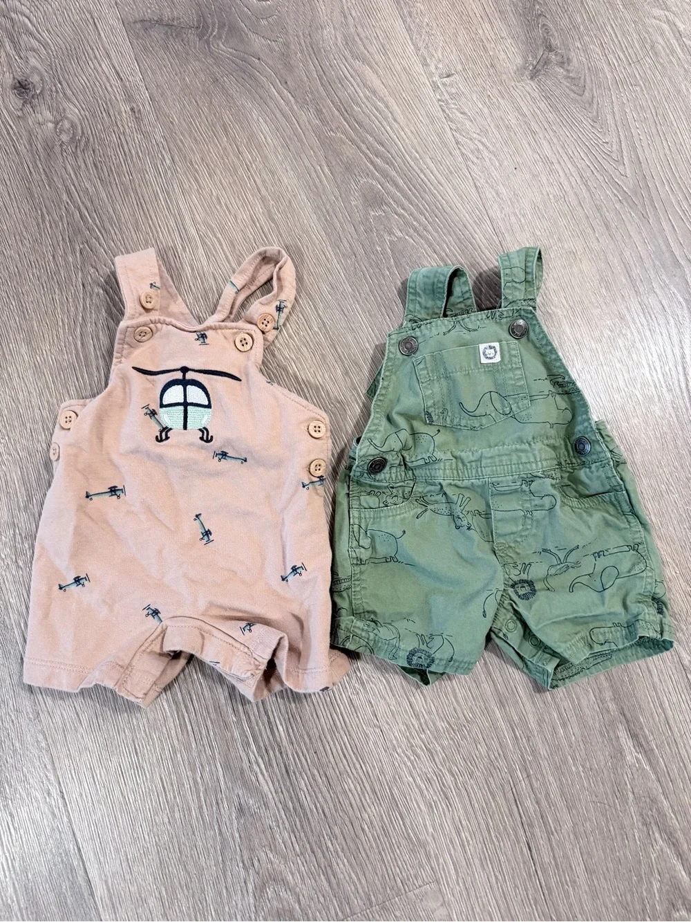 Baby Overalls Romper Two-Pack Bundle